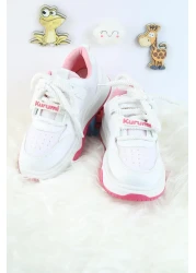 Moda Lime Unisex Children's Sports Shoes Kuromi Special Design Lace-Up and Velcro Sneakers