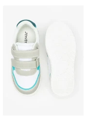 Juniors Colourblock Sneakers with Hook and Loop Closure