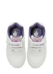 U.S. Polo Assn. حذاء رياضي كاميرون جونيور 5fx أبيض للفتيات