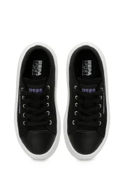 U.S. Polo Assn. حذاء رياضي للفتيات من CLEME TEX JR 5FX باللون الأسود