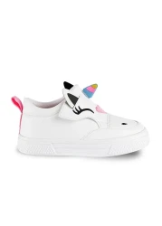 Denokids Unicorn White Girls Sneakers Sports Shoes