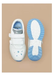 DİSNEY حذاء رياضي بطبعة فروزن مزود بخطاف وحلقة للإغلاق