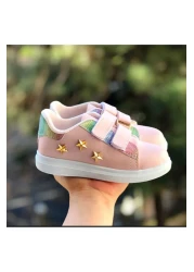 Pandalina Girls' Sneakers - Non-slip Phylon Sole, Shiny Glitter Detailed Sports Shoes