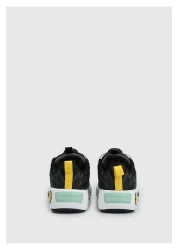 Lumberjack حذاء رياضي للأولاد من الجلد الأسود من تي ريكس