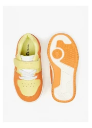 Barefeet Colourblock Sneakers with Hook and Loop Closure