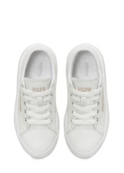 U.S. Polo Assn. CLEME TEX JR 5FX Beyaz Kız Çocuk Sneaker