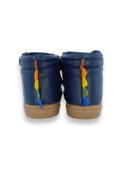 First Step Dinosaur Navy Blue Velcro Boy's Casual Sneaker Sports Shoes-S-1004