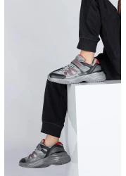 Jump 29187 Velcro Gray Unisex Kids Sneakers Casual Sneakers