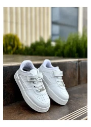 Muggo Jerry Daily Unisex Children's Guaranteed Elastic and Velcro Comfortable Sneaker Sports Shoes