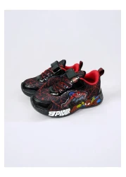 PATİK BEBE Boy's Black Color Light Sports Shoes with Lights between Size 26 and 30