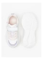 DİSNEY Princess Print Sneakers with Hook and Loop Closure