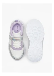 Flora Bella by Shoexpress Panelled Sneakers with Hook and Loop Closure