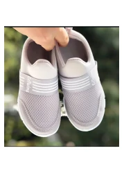 Pandalina أحذية أطفال كتان أحذية رياضية للأطفال للجنسين فايلون (خفيفة جدًا) مرنة جدًا