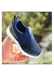 Pandalina أحذية أطفال كتان أحذية رياضية للأطفال للجنسين فايلون (خفيفة جدًا) مرنة جدًا