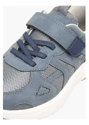 Mister Duchini Panelled Sneakers with Hook and Loop Closure