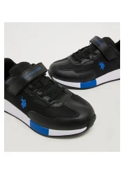 U.S. Polo Assn. حذاء رياضي باركر بوي أسود للجنسين