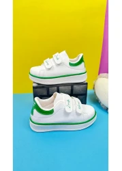 Nstil حذاء رياضي رجالي باللون الأخضر - خياطة فيلكرو، نعل سميك، حذاء رياضي مريح وخفيف الوزن 525pf