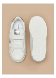 Flora Bella by Shoexpress Panelled Sneakers with Hook and Loop Closure