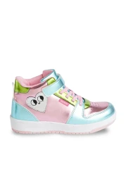 Denokids Hologram Girls Pink Sneakers Sports Shoes
