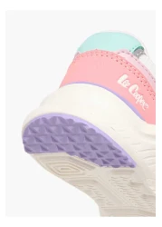 Lee Cooper Lee Cooper Girls' Colourblock Sneakers with Hook and Loop Closure