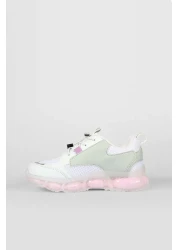 Vicco Corn Basic Girls Preschool White/Pink Sneakers