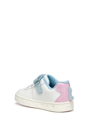 Geox حذاء رياضي للفتيات من White Skylin Motif J558WA0BCKCC0406