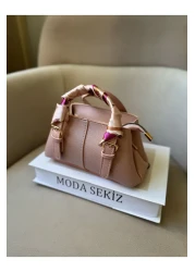 Moda Sekiz Women's Mini Crossbody Hand and Shoulder Bag with Shawl Accessory