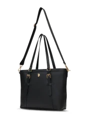 U.S. Polo Assn. حقيبة كتف نسائية سوداء Us25581