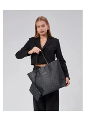 torime حقيبة كتف وكتف نسائية من الجلد النباتي منقوشة كبيرة الحجم