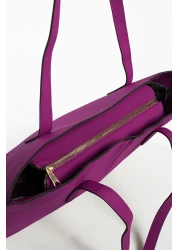 Reddington Women's Lacoste Leather 2 Sleeve Zippered Large Size Bag Shoulder Bag, Handbag, Laptop Bag