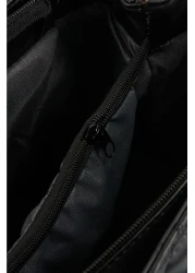 MAC&MOS حقيبة يد وكتف بسلسلة سوداء للنساء