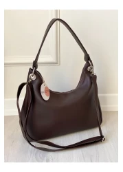 BAGLOVİS RING DETAIL LINED SHIRT SHOULDER BAG