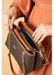 Just Polo Brown Brown Women's Bag - Jpm2181 Model