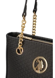 U.S. Polo Assn. Us8706 Model Black-Black Women's Shoulder Bag - Online Exclusive