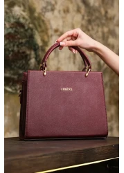 Armine Women's Burgundy 355 Shoulder and Hand Bag