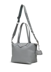 U.S. Polo Assn. حقيبة كتف نسائية من K.grey مع وشاح Us25597 حصريًا عبر الإنترنت