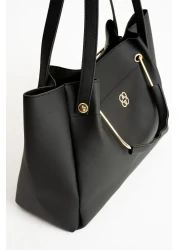 Reddington حقيبة كتف نسائية بسحاب حقيبة مدرسية كبيرة