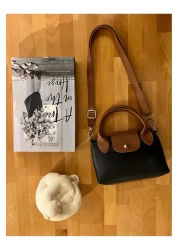 Mercan Stores Women's Zipper and Snap Closure Hand and Shoulder Bag