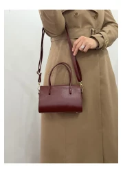 DEV 3 ADAM Burgundy Women's Strap Hand Shoulder Crossbody Bag