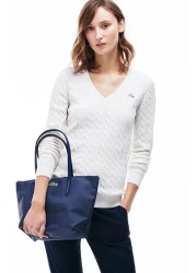 Lacoste Women's Navy Blue Shoulder Bag NF2037PO.141
