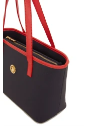 U.S. Polo Assn. Women's Shoulder Bag Navy Blue-Red Us3075 - Online Exclusive