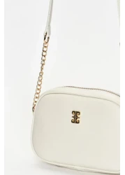 Pierre Cardin حقيبة كتف نسائية بيضاء 05PO22Y1543