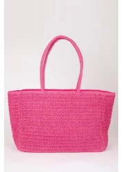 Defacto حقيبة كتف نسائية من القش - B9076axns