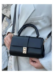 zetus Nora Model Black Women's Hand and Shoulder Bag