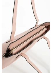 Reddington حقيبة كتف نسائية كبيرة الحجم من جلد لاكوست بأكمام مزدوجة وسحاب، وحقيبة يد، وحقيبة كمبيوتر محمول