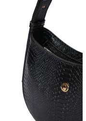 U.S. Polo Assn. حقيبة كتف نسائية سوداء موديل US24672