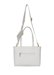 U.S. Polo Assn. حقيبة كتف نسائية بيضاء Us25274