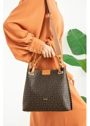 Just Polo JP حقائب كتف نسائية أصلية من Just Polo مناسبة للاستخدام اليومي متوسطة الحجم وكبيرة الحجم بحزام عريض