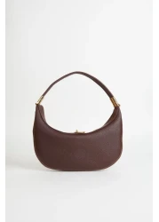 Vivaq إغلاق سريع من الجلد الصناعي باللون البني المر - 4 أشكال استخدام لحقيبة اليد والكتف