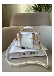 Moda Sekiz Women's Mini Crossbody Hand and Shoulder Bag with Shawl Accessory